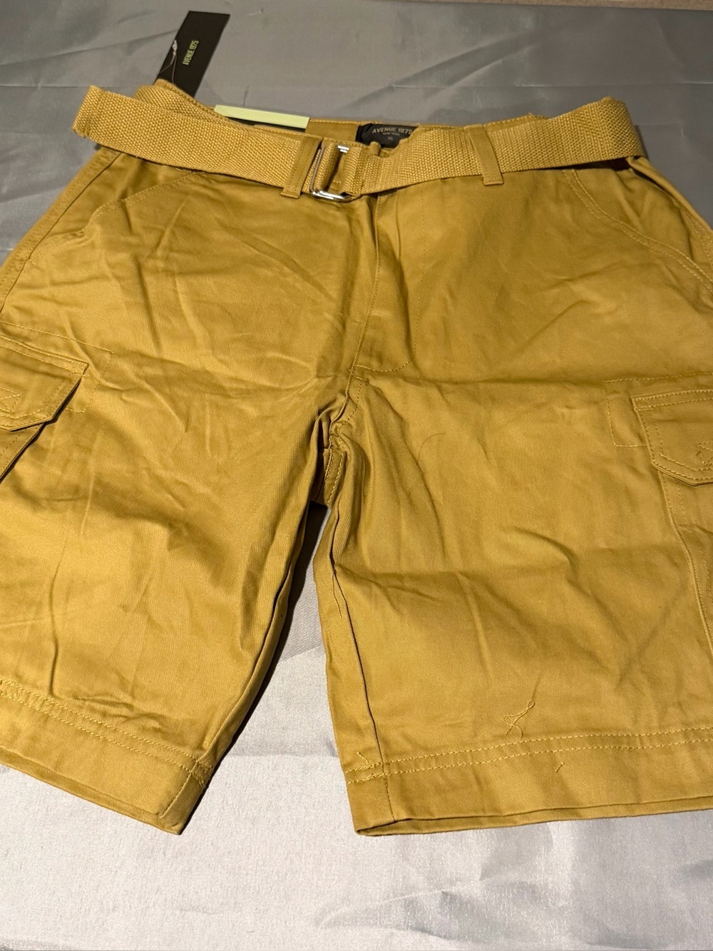 Avenue Mustard Cargo Pants
